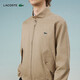 LACOSTE French crocodile men's business casual old money style stand collar zipper jacket Harrington jacket | BH1172 CB8/Camel M 50