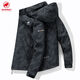
Mammoth (MAMMUT) new spring and autumn couple's jacket, windproof and water-repellent outdoor jacket for men and women, blue XL [121-140Jin[Jin equals 0.5kg]]