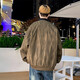 YISHion jacket men's spring and autumn 2025 new jacket trendy brand thin tops for young people with handsome casual workwear K15831 turmeric M