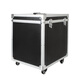 Pupan Aluminum Alloy Hardware Toolbox Instruments and Equipment Universal Wheel Trolley Box Accessories Large Protective Aviation Storage Box Small Black Trolley Aviation Case