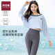 Yu Zhaolin Slim Shark Pants Shaping Belly Controlling Barbie Pants Butt Lifting Versatile Leggings Pants Pilates Sports Fitness Card Green M