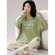 Victoria's style pure cotton pajamas for women in spring and autumn long sleeves two-piece set summer autumn and winter 2025 new cute cotton home clothing set [Long set] G9928 M women (weight 75-95 Jin [Jin equals 0.5 kg])