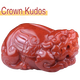 CROWN KUDOS2025 new style southern red agate pendant exquisitely carved auspicious beast Pixiu jade pendant men's Pixiu 546g 4 points 6g