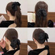 Flower Language High-end Bow Clip 2025 New Light Luxury Style High-end Back of the Head High Ponytail Hair Clip Headwear for Women Main Image Black Bow