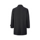 GIOVANNI VALENTINO autumn lapel windbreaker men's mid-length commuter business casual coat black XL