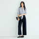 Evely Jiang Xin respalda la nueva ropa de verano 2025 Nuevos pantalones de piernas rectas sensoriales de algodón para mujeres que conmutan pantalones de traje transpirable Ligero de trabajo Versátil S 80-105Jin [Jin equivale a 0.5 kg]