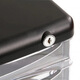 Deli/9795 Desktop -Dateischrank transparente Schubladen -Büro -Aufbewahrungskasten Plastik A4 mit Lock 4 -Schichten. 9794 Black Standard