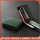 Hraret Light Luxury Luxury Men's Wallet Men's Genuine Leather Ticket Clip Clip de billetera SIMPLE BOLSA BOLSA BOLSA MONEDA MONEDA MUNIL. Nota, elija el color requerido antes de realizar un pedido