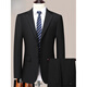 丨Lilang丨2025 Autumn and Winter New Men's Suit Suit Business Casual Professional Wear Formal Tailored Jacket Suit Men GDB/603 Black Suit Suit M 170 105-120Jin Jin equals 0.5 kg