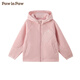 PawinPaw Cartoon Bear Children's Clothing 25th Autumn and Winter New Style Outdoor Plush Jacket Warm Jacket for Boys and Girls Pink Pink/25 130