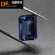 DR GRAFFCARNY men's and women's tanzanite sapphire loose stone jewelry rectangular ring ring surface blue colored gemstone pendant main stone tanzanite 68mm (rectangular)