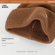 SOMUBAY (SOMUBAY) Brown Woolen Hat Women's Winter Warm Cold Hat Ear Protection Knitted Hat 2025 New Autumn and Winter Coldproof Baotou Hat Coffee Color One Size