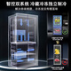 Midea produces Hualing Shenji 547 fully automatic ice making dual system dual cycle 60cm thin zero-embedded cross-door four-door refrigerator first-class HR-547WUSIPZ cheese cube