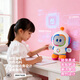 Zhongqiyang AI companion robot Japanese intelligent speaking sparring interactive robot bean bag DS Japanese listening, speaking, reading and writing learning aid plush doll birthday Christmas New Year gift white Newbo star plush version