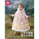AIBEDILA (AIBEDILA) cape bébé, manteau de sortie automne et hiver pour bébés filles, printemps et automne épaissi coupe-vent et résistant au froid petit châle d'un mois, Tawanna Swan épaissi et velours, longueur 47 cm, taille unique
