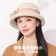 Hengyuanxiang hat women's autumn and winter warm hat woolen hat fashion versatile fisherman hat birthday gift camel