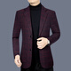 TPZBWG high-end brand plaid suit men's 2026 autumn and winter new business casual suit single suit men's jacket blue gray M 170