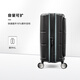 Samsonite suitcase 20-inch double open cover multi-function trolley case wet and dry separation suitcase KT2 black password box