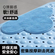 Yusenyi bathing tpe bathroom non-slip shower room mat toilet mat children's anti-massage foot mat mat falling to the floor environmentally friendly pink (thick and odorless) 70x40 cm (foot rub x anti-slip mat)