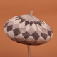 Lee dprre autumn and winter woolen beret new fashion ladies British elegant temperament retro literary versatile painter hat navy + gray one size 55-58cm