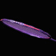 Yudiman twist wave 8U badminton racket gift box single purple model (strung 26 pounds)
