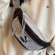 
Puma (PUMA) new trendy breast bag casual men's and women's universal sports shoulder bag trendy crossbody bag versatile waist bag gray