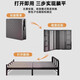 Folding sheet single simple bed home small bed camp bed hard bed 70cm wide economical + thickened frame bi-fold