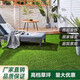 Fake lawn simulated artificial turf plastic green carpet rooftop balcony roof sun room villa courtyard outdoor 2.5 cm thickened extra dense spring grass 1 meter wide 5 meters long artificial cutting