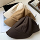 Xue Qianman hat women's autumn and winter fashionable face small simple warm fisherman hat fashion hat duck tongue ear protection octagonal hat basin hat