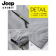 Jeep Spirit Autumn Jacket for Men 2025 Nouveau printemps et automne veste en veste en vrac de couleur courte à capuchon