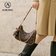 
Aokang Bag Women's Bag Fashion Retro Flowers Underarm Bag Commuting Versatile Slide Side Side Shoulder Bag Birthday Gifts Gifts for Girlfriend