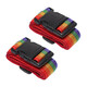 Suitcase straps one-piece packing belt safely fixed check-in travel box protective tightening reinforcement belt Rainbow color bundling straps 2