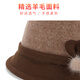 SAIXIMAN's new middle-aged and elderly women's winter hat plus velvet hat to keep warm, fashionable and versatile, 3163 camel color, velvet-free, adjustable (hat + scarf + gloves)