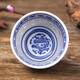 One or two porcelain wine cups, Jingdezhen ceramic old exquisite blue and white small tea cups, white wine cups