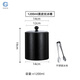 GUEIN stainless steel ice bucket ice storage bucket ktv bar champagne bucket dry ice special bucket ice storage bucket 1200ml black leather ice bucket