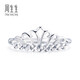 Chow Sang Sang Pt950 car lace crown platinum female open ring 78007R pricing