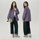 
Giordano designer loose jacket for women standing collar silhouette waist-length mid-length windbreaker jacket 18375607