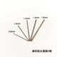 FANCYCHIC0.5-3.2mm high-speed steel straight handle twist drill micro cultural pearl bracelet walnut drilling mini small drill bit 0.5mm twist drill bit (ten pieces in one tube)