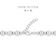 Chow Tai Fook G&W Series Ball Beads PT950 Platinum Bracelet Girl Birthday Gift PT164104 16.25cm