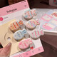 Girly cream candy color cute snapper fish hairpin sweet ins bangs cartoon clip day versatile headwear 6 pack random color
