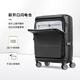 Samsonite suitcase 20-inch double open cover multi-function trolley case wet and dry separation suitcase KT2 black password box