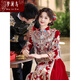 
Menglan Bird Phoenix Crown and Red Chest Wedding Dress Full Set of Small Bride Wedding Xiuhe Wedding Dress 2025 Wedding Chinese Wedding Dress Wedding Ripples S