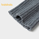 BALABALA BALABALA Shopping mall same style children's socks autumn and winter girls' socks medium and large children's wool pile socks gray tone 00322 7-9 years old 140cm