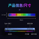 Colorful Gradient 3D Colorful Voice-controlled Voice Pickup Lamp Home E-Sports Desktop Ornament Multi-Color Mode Atmosphere Lamp Car Voice-Controlled Music Rhythm Lamp L026 Plug and Play + Follow the Rhythm 1 Pack Direct Plug-in Model