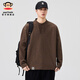 Big Mouth Monkey (paul frank) Henry collar long-sleeved T-shirt men's spring and autumn new men's American fashion brand versatile casual inner layering shirt top dark gray autumn new M recommended 100-120Jin Jin equals 0.5 kg