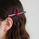 AJIDOU duckbill clip bow headband fashion trend versatile high elastic hairpin hair accessories side clip birthday