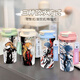 Noya Aya Aya Ri Evangelion Peripheral Animation 2d Water Cup für Freunde BXAO14382 New Century Three Drink Design [550 ml Pink] -Anleiter Druck