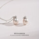 Jingrun Pearl Necklace Chuyuan 925 Silver Freshwater Pearl Pendant Single Large Particle Basic Model Stackable and Versatile Gift