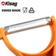Kisag Swiss imported fruit peeler peeling knife stainless steel vegetable peeling scraper green
