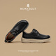 MONTAGUT Men's Leather Shoes 2025 Autumn New Casual Shoes Comfortable Business Commuting Versatile Soft Soled Leather Shoes Driving Shoes